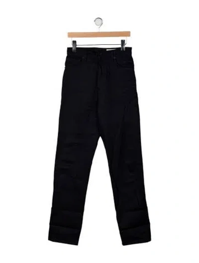 Pre-owned Imogene + Willie High-rise Wide Leg Jeans In Black