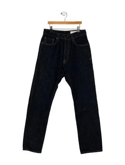 Pre-owned Imogene + Willie High-rise Wide Leg Jeans In Blue