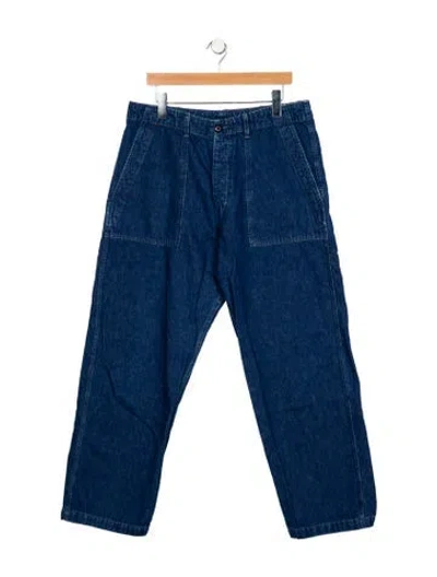 Pre-owned Imogene + Willie High-rise Wide Leg Jeans In Blue