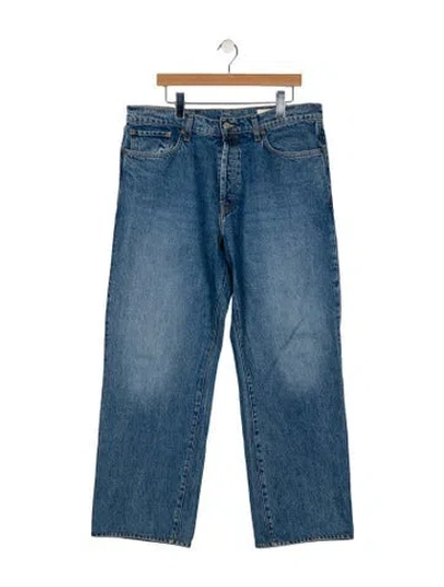 Pre-owned Imogene + Willie High-rise Wide Leg Jeans In Blue