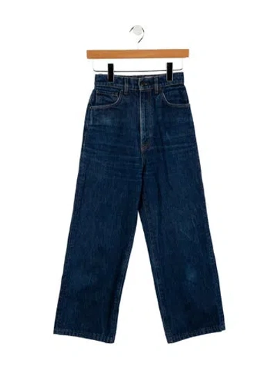 Pre-owned Imogene + Willie High-rise Wide Leg Jeans In Blue