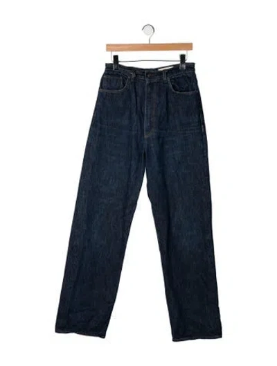 Pre-owned Imogene + Willie High-rise Wide Leg Jeans In Blue
