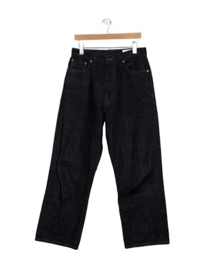 Pre-owned Imogene + Willie High-rise Wide Leg Jeans In Blue