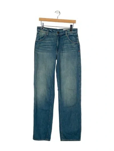 Pre-owned Imogene + Willie Jane Wide Leg Jeans In Blue