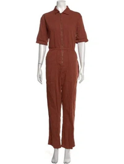 Pre-owned Imogene + Willie Jumpsuit In Brown