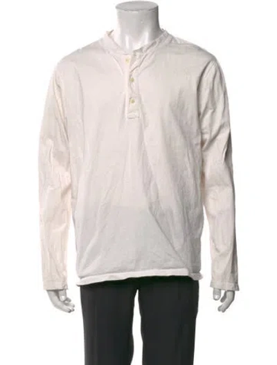 Pre-owned Imogene + Willie Long Sleeve Shirt In White
