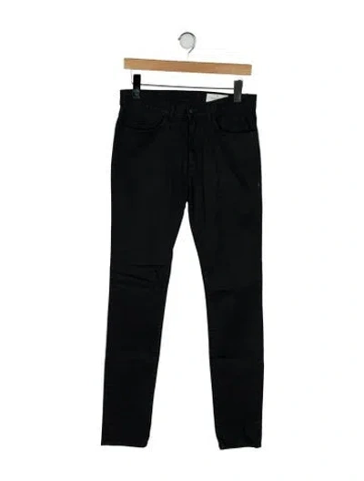 Pre-owned Imogene + Willie Mid-rise Skinny Leg Jeans In Black