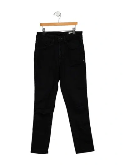 Pre-owned Imogene + Willie Mid-rise Skinny Leg Jeans In Black