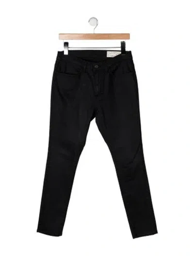 Pre-owned Imogene + Willie Mid-rise Skinny Leg Jeans In Black