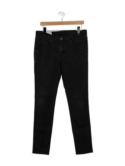 Pre-owned Imogene + Willie Mid-rise Skinny Leg Jeans In Black