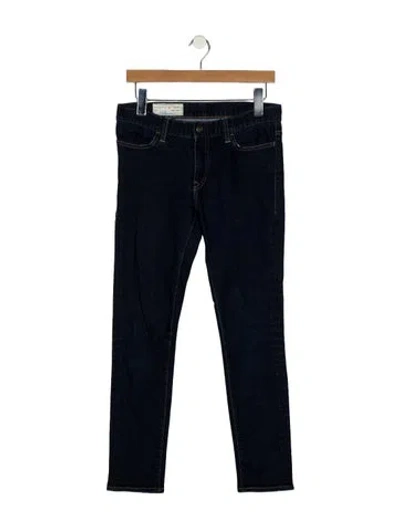 Pre-owned Imogene + Willie Mid-rise Skinny Leg Jeans In Blue
