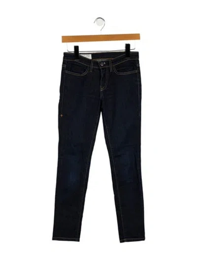 Pre-owned Imogene + Willie Mid-rise Skinny Leg Jeans In Blue