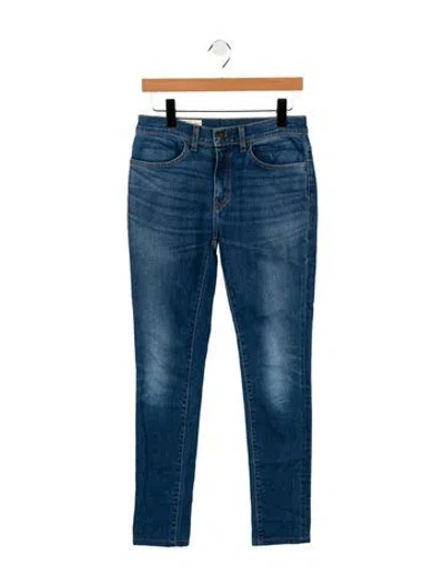 Pre-owned Imogene + Willie Mid-rise Skinny Leg Jeans In Blue