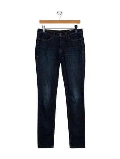 Pre-owned Imogene + Willie Mid-rise Skinny Leg Jeans In Blue