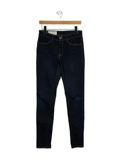 Pre-owned Imogene + Willie Mid-rise Skinny Leg Jeans In Blue