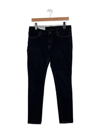 Pre-owned Imogene + Willie Mid-rise Skinny Leg Jeans In Blue