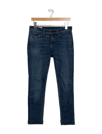 Pre-owned Imogene + Willie Mid-rise Skinny Leg Jeans In Blue