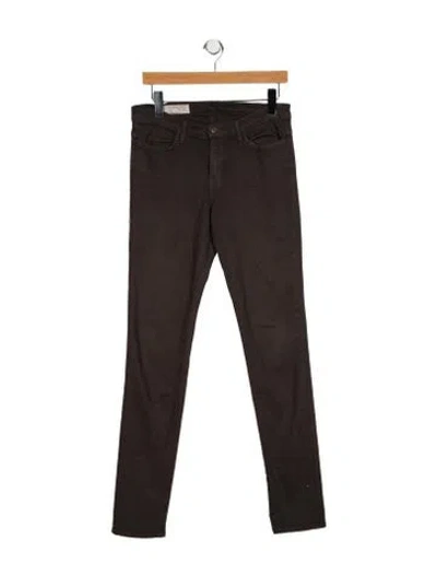 Pre-owned Imogene + Willie Mid-rise Skinny Leg Jeans In Gray