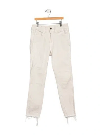 Pre-owned Imogene + Willie Mid-rise Skinny Leg Jeans In Neutral