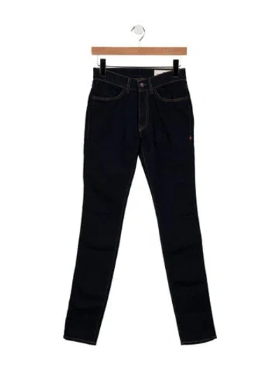 Pre-owned Imogene + Willie Mid-rise Skinny Leg Jeans W/ Tags In Blue