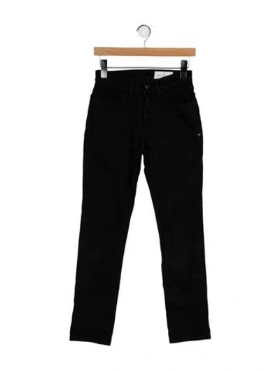 Pre-owned Imogene + Willie Mid-rise Straight Leg Jeans In Black
