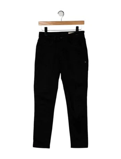 Pre-owned Imogene + Willie Mid-rise Straight Leg Jeans In Black