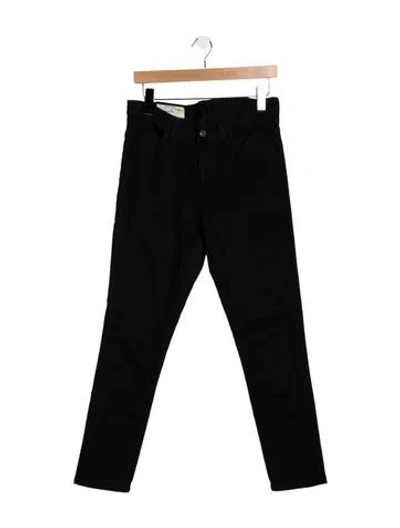 Pre-owned Imogene + Willie Mid-rise Straight Leg Jeans In Black