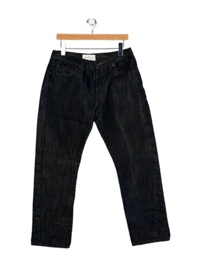 Pre-owned Imogene + Willie Mid-rise Straight Leg Jeans In Blue