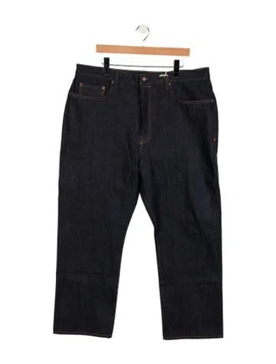 Pre-owned Imogene + Willie Mid-rise Straight Leg Jeans In Blue