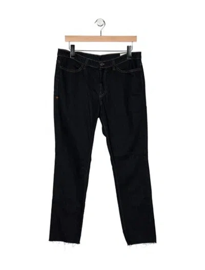 Pre-owned Imogene + Willie Mid-rise Straight Leg Jeans In Blue