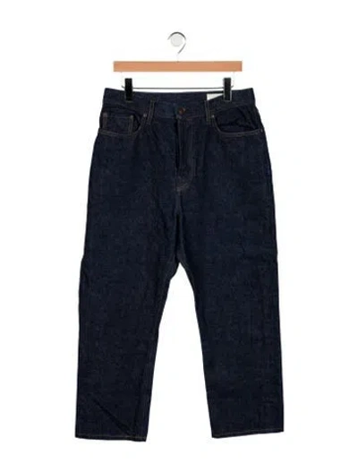 Pre-owned Imogene + Willie Mid-rise Straight Leg Jeans In Blue