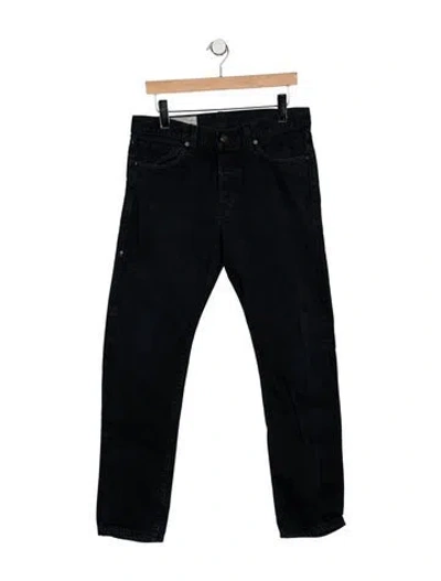Pre-owned Imogene + Willie Mid-rise Straight Leg Jeans In Blue