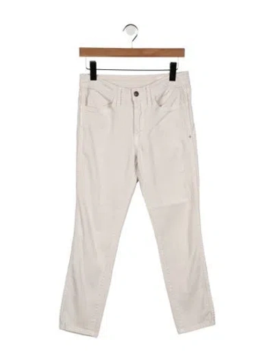 Pre-owned Imogene + Willie Mid-rise Straight Leg Jeans In Neutrals
