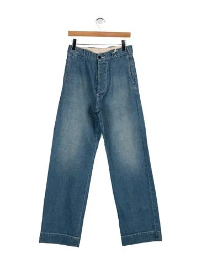 Pre-owned Imogene + Willie Mid-rise Wide Leg Jeans W/ Tags In Blue
