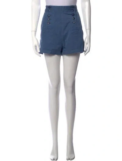 Pre-owned Imogene + Willie Mini Shorts In Blue