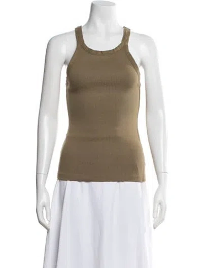 Pre-owned Imogene + Willie Scoop Neck Sleeveless Top W/ Tags In Neutral