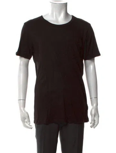 Pre-owned Imogene + Willie Short Sleeve Shirt In Black