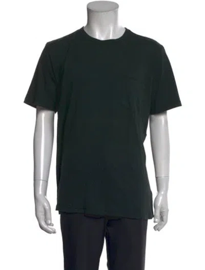 Pre-owned Imogene + Willie Short Sleeve Shirt In Green