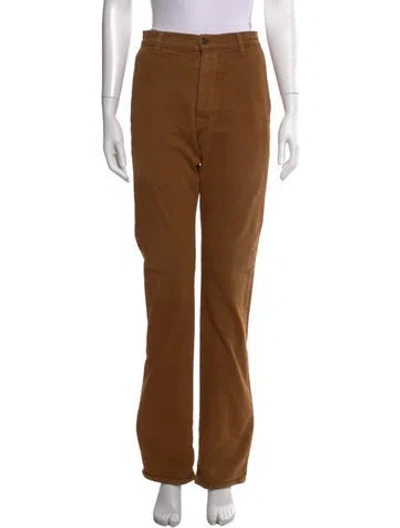 Pre-owned Imogene + Willie Straight Leg Pants In Brown
