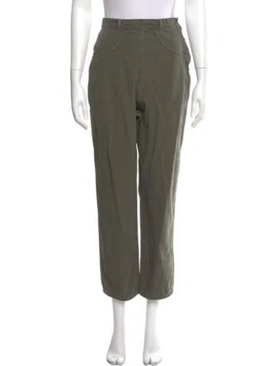 Pre-owned Imogene + Willie Straight Leg Pants In Green