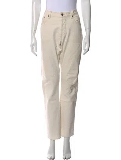 Pre-owned Imogene + Willie Straight Leg Pants In Neutral