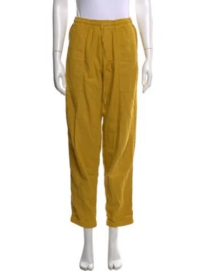 Pre-owned Imogene + Willie Straight Leg Pants In Yellow