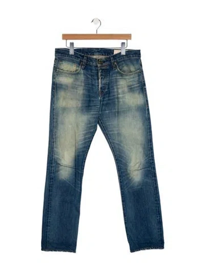 Pre-owned Imogene + Willie Straight-leg Jeans In Blue