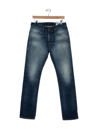 Pre-owned Imogene + Willie Straight-leg Jeans In Blue