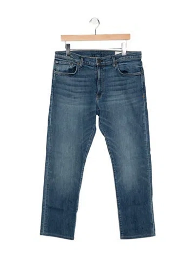 Pre-owned Imogene + Willie Straight-leg Jeans In Blue
