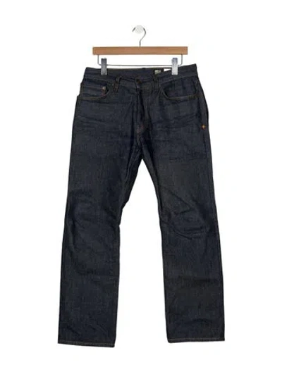 Pre-owned Imogene + Willie Straight-leg Jeans In Blue