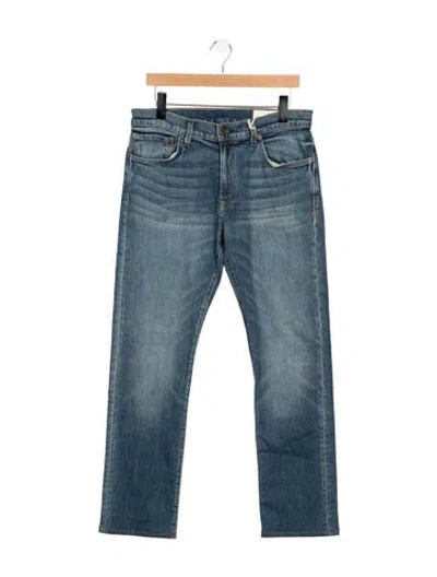 Pre-owned Imogene + Willie Straight-leg Jeans In Blue