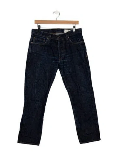 Pre-owned Imogene + Willie Straight-leg Jeans In Blue