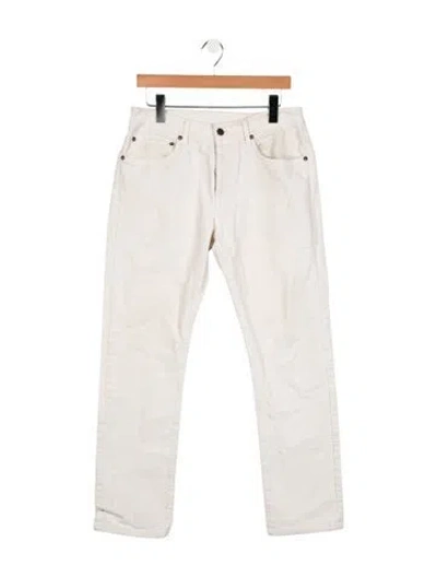 Pre-owned Imogene + Willie Straight-leg Jeans In White