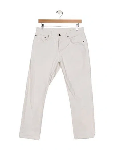Pre-owned Imogene + Willie Straight-leg Jeans In White